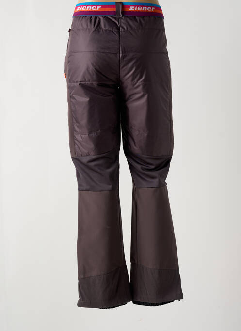 Pantalon droit marron ZIENER pour femme