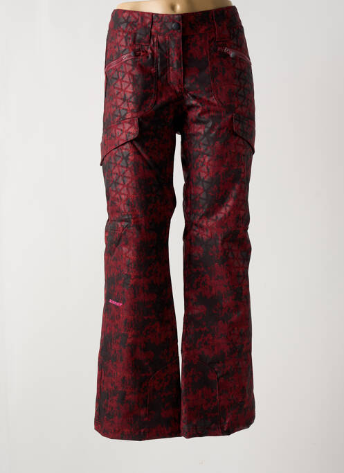 Pantalon droit rouge ZIENER pour femme