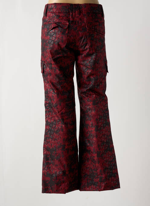 Pantalon droit rouge ZIENER pour femme