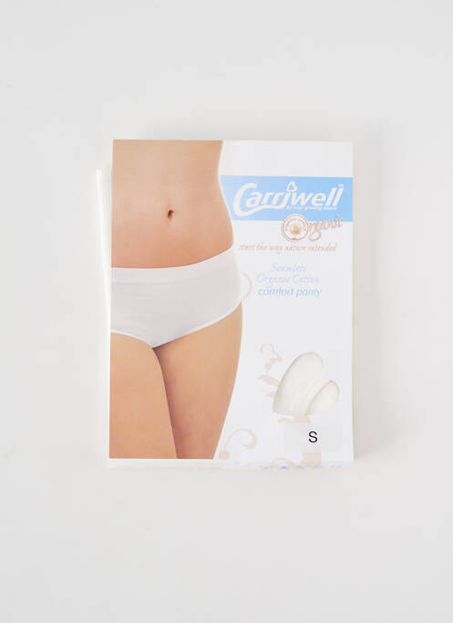 Shorty blanc CARRIWELL pour femme