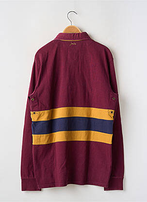 Polo manches longues manches longues rouge TOM JOULE homme