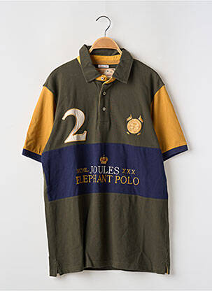 Polo coupe droite manches courtes vert JOULES homme
