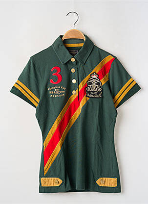 Polo vert TOM JOULE pour femme