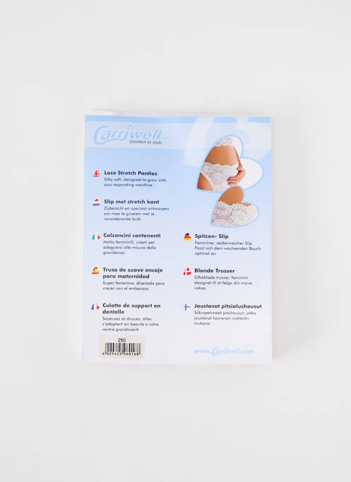 Lingerie maternité blanc CARRIWELL pour femme