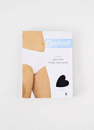 Shorty effet matière satinée noir CARRIWELL femme