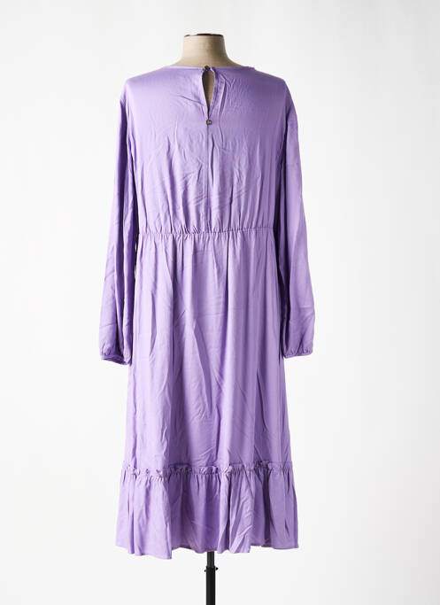 Robe mi-longue violet SHEEGO pour femme