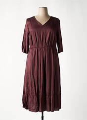 Robe mi-longue violet SHEEGO pour femme seconde vue