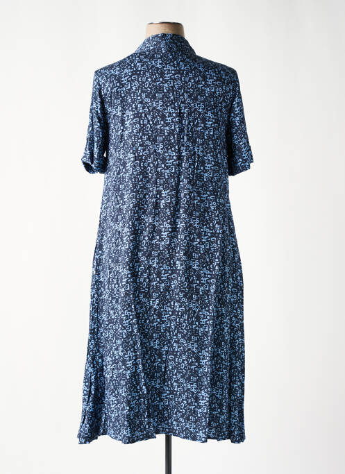 Robe mi-longue bleu SHEEGO pour femme