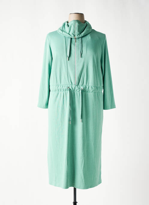 Robe mi-longue vert SHEEGO pour femme