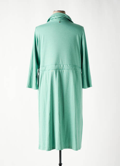 Robe mi-longue vert SHEEGO pour femme