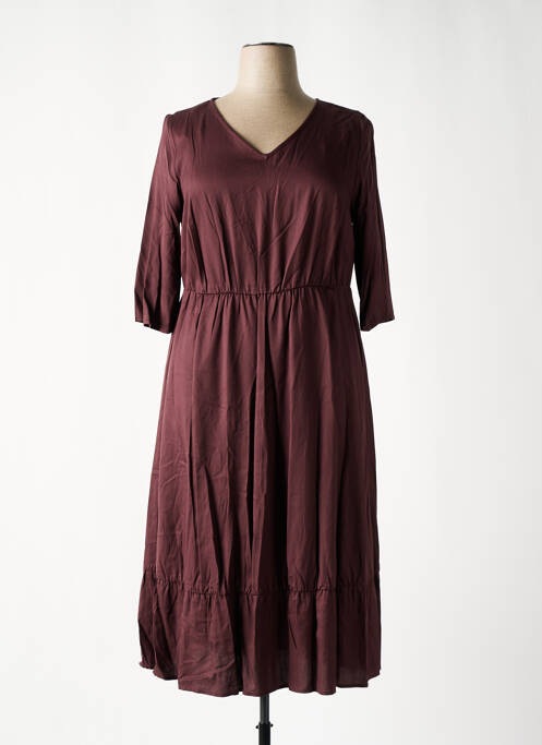 Robe mi-longue violet SHEEGO pour femme