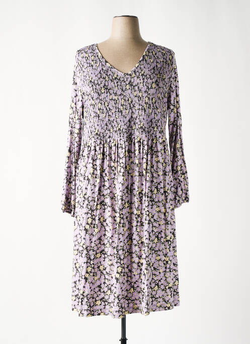 Robe mi-longue violet SHEEGO pour femme