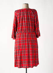 Robe mi-longue rouge SHEEGO pour femme seconde vue