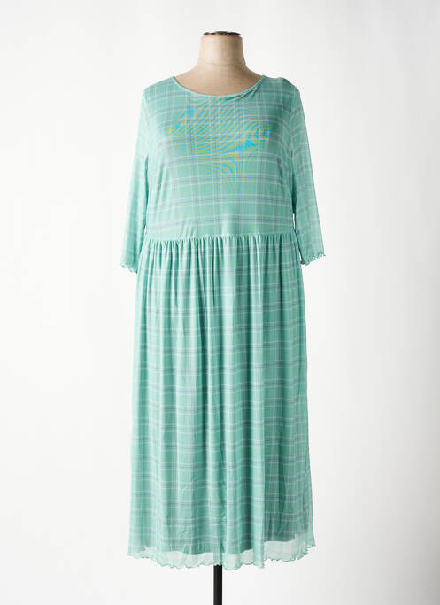 Robe longue vert SHEEGO pour femme