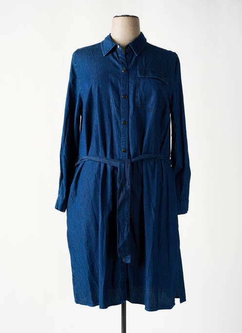 Robe mi-longue bleu SHEEGO pour femme