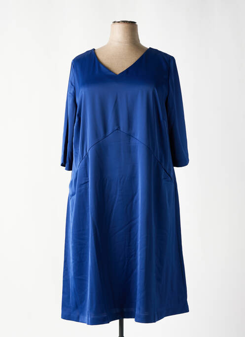 Robe mi-longue bleu SHEEGO pour femme
