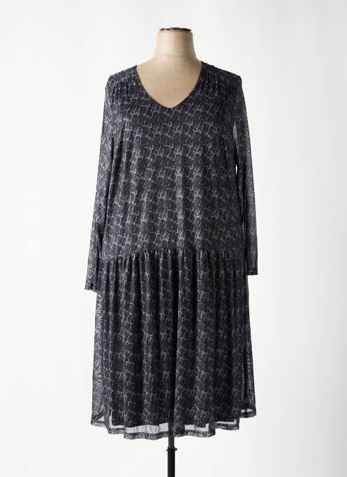 Robe mi-longue gris SHEEGO pour femme