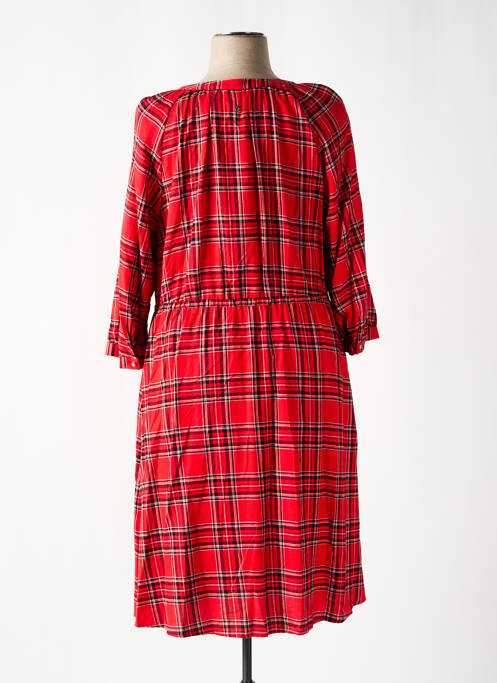 Robe mi-longue rouge SHEEGO pour femme