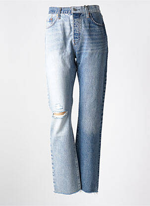 Jeans coupe droite taille haute taille haute bleu LEVI'S femme