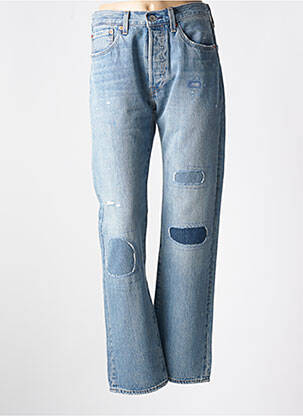 Jeans coupe droite taille haute taille haute bleu LEVI'S femme