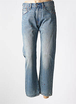 Jeans coupe droite effet usé taille normale bleu LEVIS homme