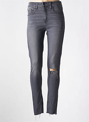 Jeans skinny taille haute taille haute gris LEVIS femme