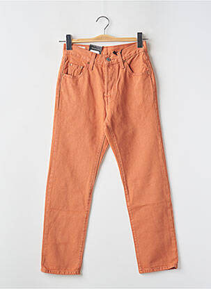 Jeans coupe droite taille haute taille haute orange LEVI'S femme