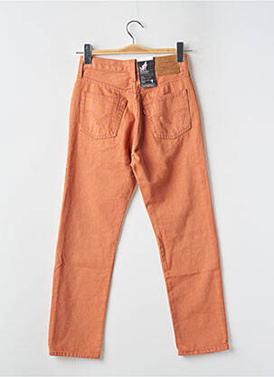 Jeans coupe droite taille haute taille haute orange LEVI'S femme