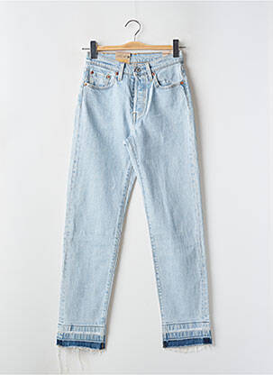 Jeans coupe droite taille haute taille haute bleu LEVI'S femme