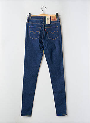 Jeans skinny tissage brut taille haute bleu LEVI'S femme