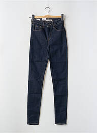 Jeans skinny tissage brut taille haute bleu LEVIS femme