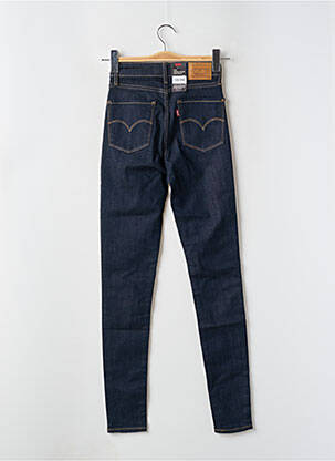 Jeans skinny tissage brut taille haute bleu LEVI'S femme