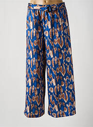 Pantalon large taille normale taille normale bleu EGO femme