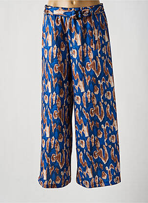 Pantalon large taille normale taille normale bleu EGO femme