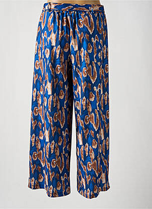Pantalon large taille normale taille normale bleu EGO femme