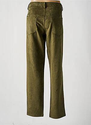 Pantalon slim stretch taille normale vert GEVANA femme
