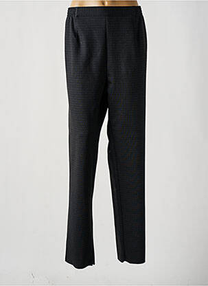 Pantalon droit taille élastique taille normale noir GEVANA femme