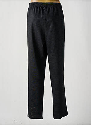 Pantalon droit taille élastique taille normale noir GEVANA femme
