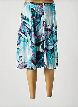 Jupe mi-longue taille normale bleu GREGORY PAT femme