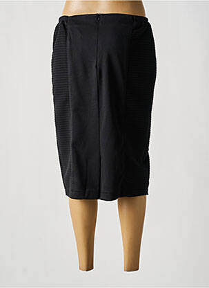 Jupe mi-longue stretch noir GREGORY PAT femme