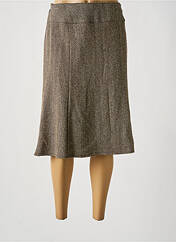 Jupe mi-longue beige GUY DUBOUIS pour femme seconde vue