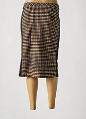 Jupe mi-longue marron GUY DUBOUIS pour femme seconde vue