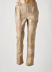 Pantalon slim beige HALOGENE pour femme seconde vue