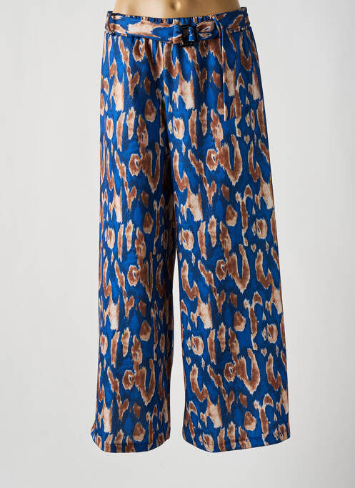 Pantalon large taille normale taille normale bleu EGO femme