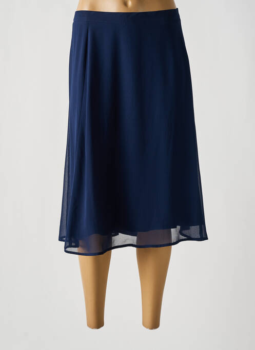 Jupe mi-longue bleu GREGORY PAT pour femme