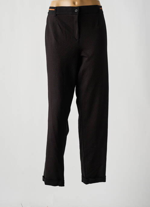 Pantalon droit noir CHRISTINE LAURE pour femme