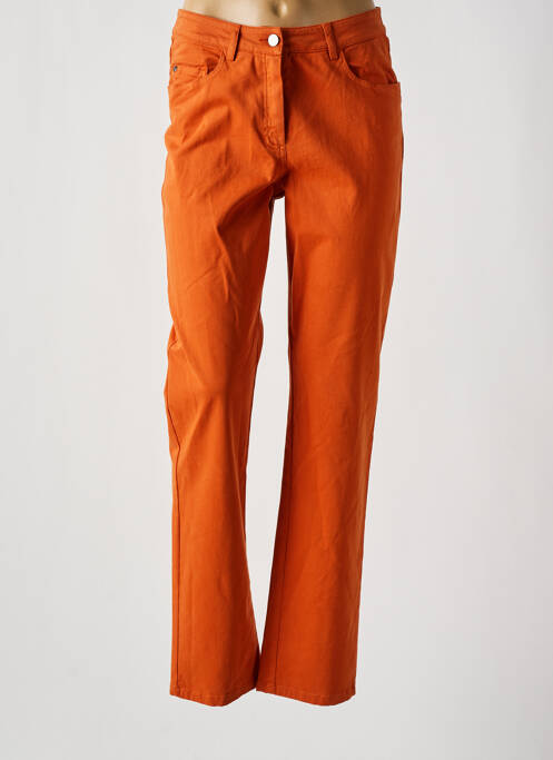 Pantalon slim orange GUY DUBOUIS pour femme