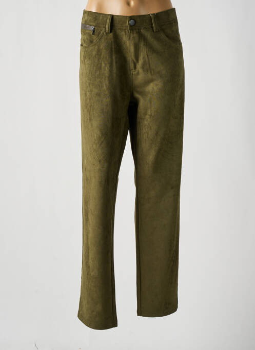 Pantalon slim vert GEVANA pour femme