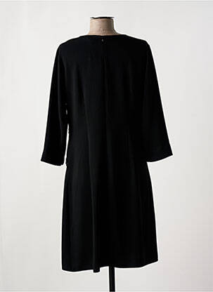 Robe courte fermeture zippée au dos manches longues noir ALAIN MURATI femme