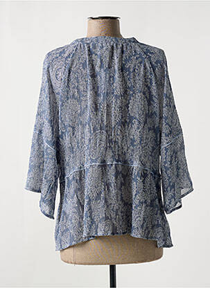 Blouse légère et transparente manches 3/4 gris MERI & ESCA femme